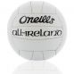 White official GAA midi football with O'Neills and All Ireland branding from oneills.com