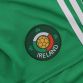 Green Men's Ireland Retro Shorts 1985 with retro Ireland crest by O’Neills.