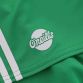 Green Kids' Ireland Retro Shorts 1985 with retro Ireland crest by O’Neills.