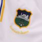 White Tipperary GAA home shorts with 3 stripe detail on leg by O’Neills.