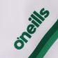 White Fermanagh GAA home shorts with 3 stripe detail on leg by O’Neills.