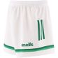 White Fermanagh GAA home shorts with 2 stripe detail on leg by O’Neills.