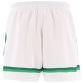 White Fermanagh GAA home shorts with 2 stripe detail on leg by O’Neills.
