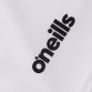 White Kilkenny GAA Home Shorts with 2 stripe detail on leg by O’Neills.