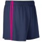 Women's marine mourne shorts with pink stripes from O'Neills.