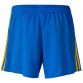 Women's royal mourne shorts with amber stripes from O'Neills.