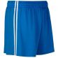 Women's royal mourne shorts with white stripes from O'Neills.