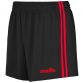 Mourne 2 Stripe Shorts Black / Red