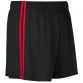 Kids' Mourne 2 Stripe Shorts Black / Red