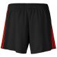 Mourne 2 Stripe Shorts Black / Red