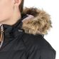 Black Trespass Women's Nadina Jacket, with Adjustable Zip off Hood from O'Neills.