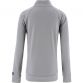 Grey Girls Natalie Half Zip Top with Pink branding on the chest by O'Neills.