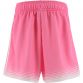 pink and white Nelson shorts with 3 horizontal  stripes and modern design from O'Neills