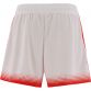 White Nelson shorts with three red stripes and a modern design from O'Neills