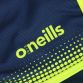 Men's navy and lime three stride nelson shorts from O'Neills.