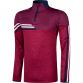 Maroon brushed half zip from O'Neill's