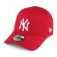 New Era 9FORTY New York Yankees Baseball Cap Red
