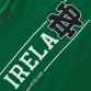 Green Trad Craft Men's Notre Dame Ireland T-Shirt, with Embroidered Notre Dame shamrock from O'Neill's.
