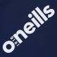 Navy Boys’ t-shirt with O’Neills branding on the chest and a printed design on the shoulder.