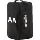 Black Football Boot Bag with zip fastening by O’Neills.