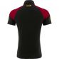 Men's Oslo Polo Shirt Black / Maroon / Amber