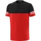 Red Kid's Osprey T-Shirt with stripe detail on the sleeve from O'Neills.