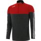 Men's Black Osprey Brushed Half Zip Top, with 2 zip side pockets from O'Neill's.