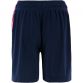 Kid's Marine Cork GAA training shorts with zip pockets by O’Neills.
