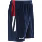 Cork GAA training shorts with zip pockets by O’Neills.