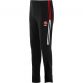 Black Adult's Derry GAA Peak Brushed Skinny Tracksuit Bottoms with the County Crest and Zip Pockets by O’Neills.