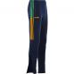 Kid's Marine Donegal GAA Peak Brushed Skinny Tracksuit Bottoms with the County Crest and Zip Pockets by O’Neills.