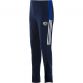 Kid's Marine Laois GAA Peak Brushed Skinny Tracksuit Bottoms with the County Crest and Zip Pockets by O’Neills.