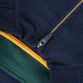 Kid's Marine Offaly GAA Peak Half Zip Top with Zip Pockets and the County Crest by O’Neills