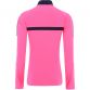 Women's Pink Tipperary GAA Peak Half Zip Top with Zip Pockets and the County Crest by O’Neills.