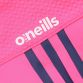 Women's Pink Kilkenny GAA Peak Half Zip Top with Zip Pockets and the County Crest by O’Neills.