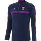 Kid's Marine Wexford GAA Peak Half Zip Top with Zip Pockets and the County Crest by O’Neills.