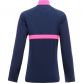 Tipperary women's marine and pink hybrid half zip from O'Neills.