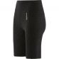 Black kids' high waisted cycling shorts with side pockets by O’Neills.