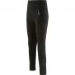 Black leopard print kids' mesh gym leggings with side pockets from O’Neills.