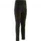 Black leopard print women’s mesh gym leggings with side pockets from O’Neills.