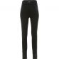 Black leopard print women’s mesh gym leggings with side pockets from O’Neills.