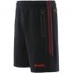 Men's Pioneer 2 Stripe Hybrid Leisure Shorts Black / Red