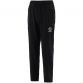 Black men’s woven tracksuit bottoms with zip pockets by O’Neills.