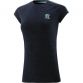 Marine Women's t-shirt with Green stripe detail on the shoulders by O’Neills.