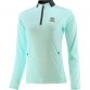 Green Women’s brushed half zip top with zip pockets and stripes on the shoulders by O’Neills.