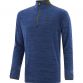 Marine men’s brushed half zip top with zip pockets and stripes on the shoulders by O’Neills.