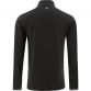 Dark Grey men’s brushed half zip top with zip pockets and stripes on the shoulders by O’Neills.