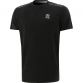 Dark Grey men’s training t-shirt with stripe detail on the shoulders by O’Neills.