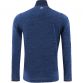 Marine men’s half zip training top with stripe detail on the shoulders and thumbholes on the sleeves by O’Neills.