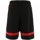 Kids' Portland 2 Stripe Woven Shorts Black / Red